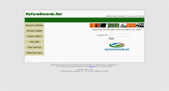 Desktop Screenshot of myfarmrecords.net